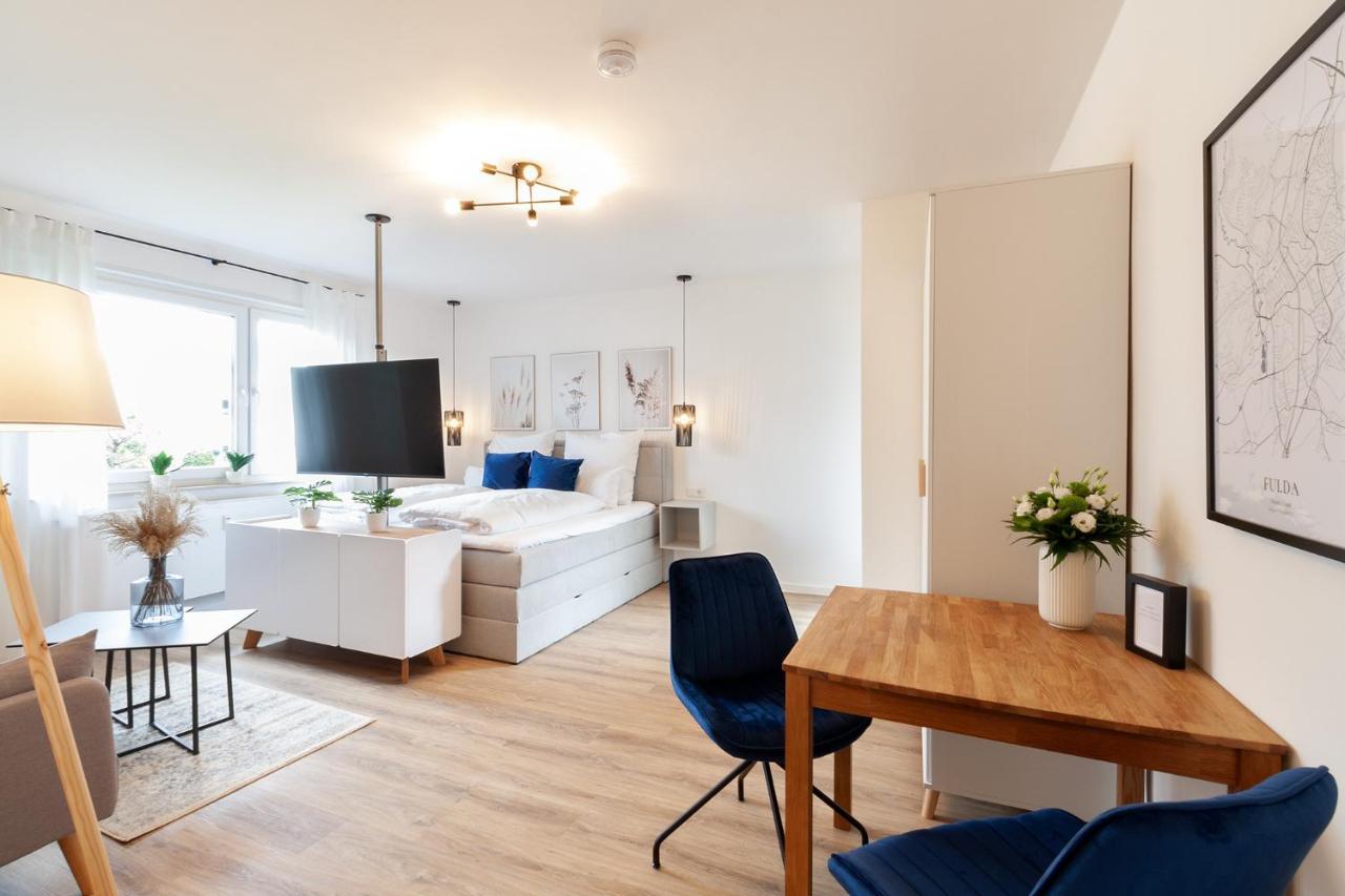 Modernes Apartment *Liobablick Nr. 3* - Fewo Fulda/Petersberg Petersberg  ภายนอก รูปภาพ