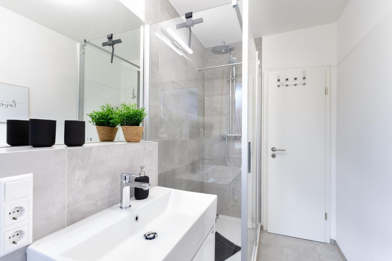 Modernes Apartment *Liobablick Nr. 3* - Fewo Fulda/Petersberg Petersberg  ภายนอก รูปภาพ